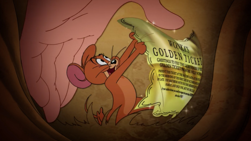 Can mice eat Golden Tickets?